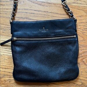 Gently used Kate Spade Black Leather Handbag